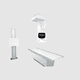 sistema di radiografia / digitale / per radiografia multidisciplinare / con braccio portatubo telescopico a soffitto