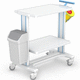 carrello medico / ospedaliero / multifunzione / portarifiuti