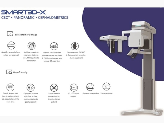 Il prodotto innovativo di LargeV - Smart3D-X 3-in-1 CBCT dentale intelligente