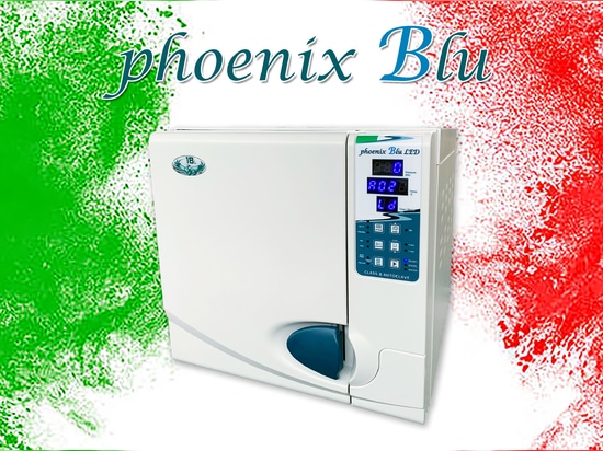 NUOVO DESIGN DELL'AUTOCLAVE PHOENIX BLU LED