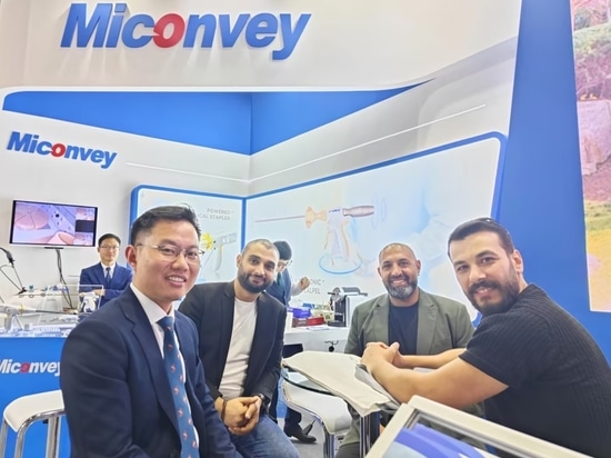 Miconvey ha presentato gli ultimi prodotti e soluzioni innovative per la chirurgia mini-invasiva all'Arab Health 2024