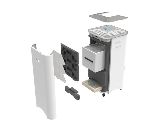 Purificatore d'aria medicale a pressione positiva