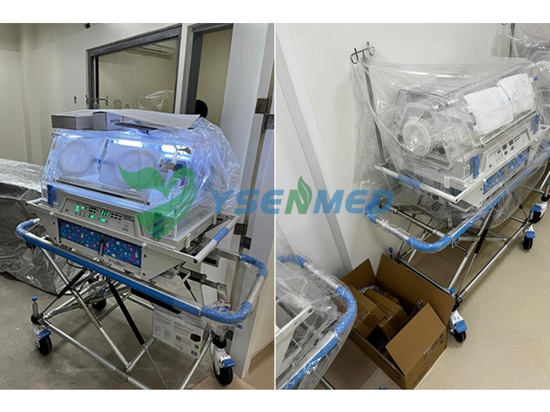 Incubatrici per neonati da trasporto YSENMED YSBT-200 consegnate a un ospedale nelle Filippine