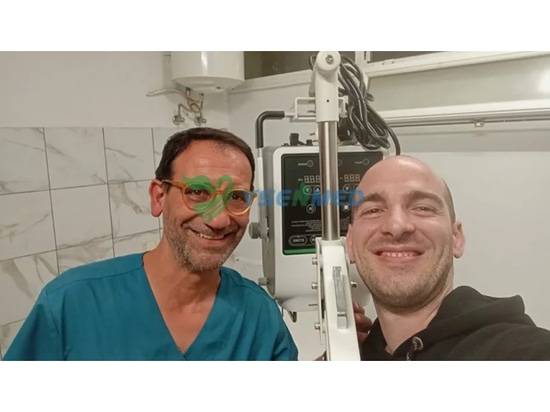 Il veterinario cipriota è soddisfatto e felice del sistema radiografico digitale YSENMED YSX053-A VET