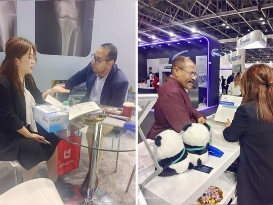 Incontro con il team di Seacrown all'Arab Health 2025