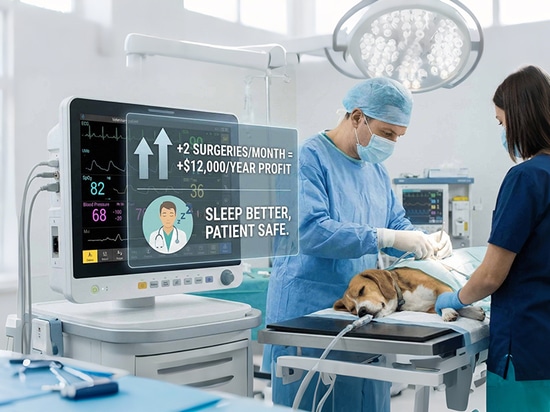 Come può un monitor per pazienti veterinari aumentare le entrate della vostra clinica di 25.000 dollari?