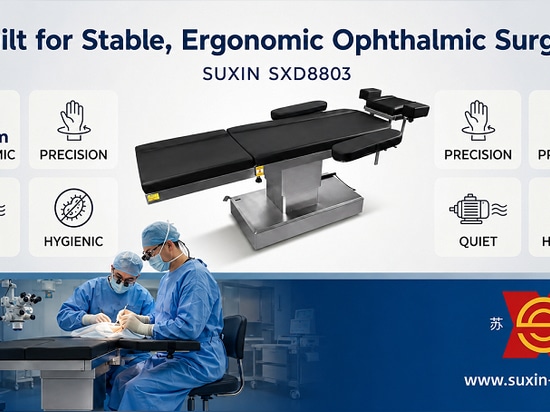 Il tavolo operatorio oftalmico elettrico SUXIN SXD8803 è progettato per garantire sia precisione che ergonomia negli ambienti di microchirurgia.