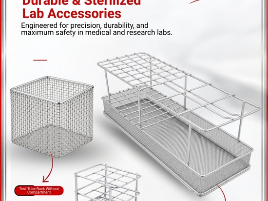 Cestelli in acciaio inox di alta qualità e accessori medicali per la sterilizzazione in laboratorio