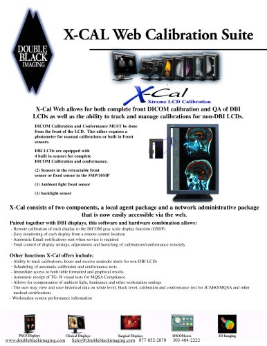 X-CAL® LCD CALIBRATION