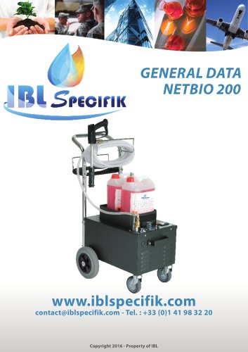 IBL Specifik-Foam cleaner-NETBIO 200-General data