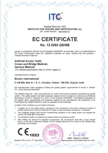 EC CERTIFICATE