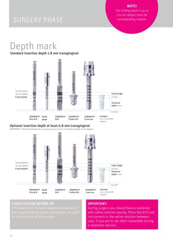 ZERAMEX®P Depth Mark