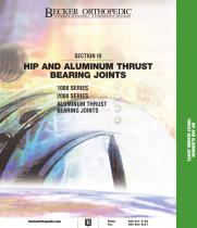 HIP AND ALUMINUM THRUST BEARING JOINTS