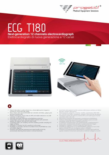 Elettrocardiografo da riposo ECG T180
