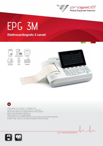 Elettrocardiografo da riposo EPG 3M