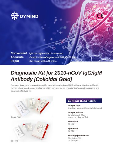 SARS-CoV-2 IgM&IgG Antibody Test-Colloidal Gold Catalog