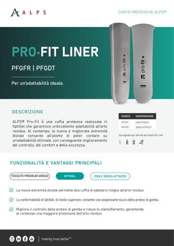 PRO&bull;FIT LINER