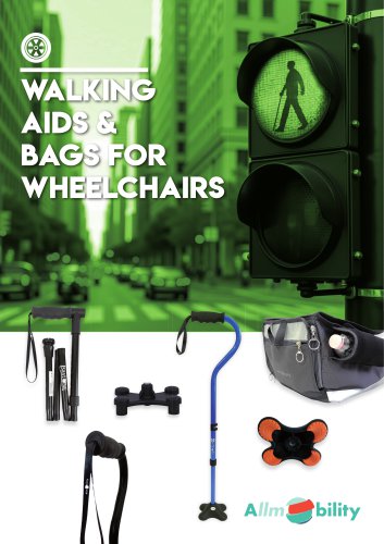 Walking cane and wheelchair bags