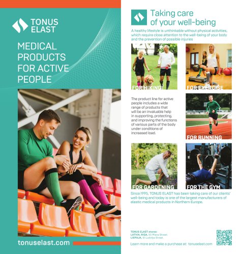 Sport compression socks and products TONUS ELAST