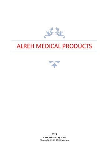 Alreh Medical Product Catalog