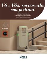 Servoscala con pedana Vimec V6 e V6S