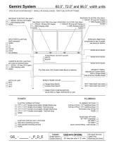 Gemini System Specification Sheet: 60″, 72″, 96″ width