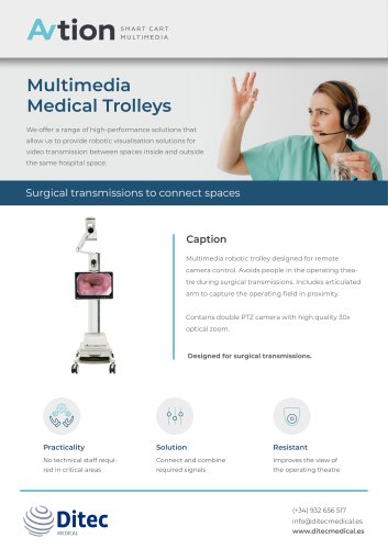 Multimedia Medical Trolleys