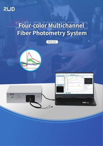 R830 Four Color Multichannel Fiber Photometry System