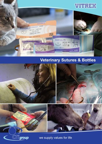 VET Catalogue "Veterinary Sutures & Bottles"