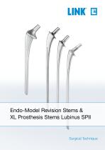 Endo-Model Revision Stems & XL Prosthesis Stems Lubinus SPII