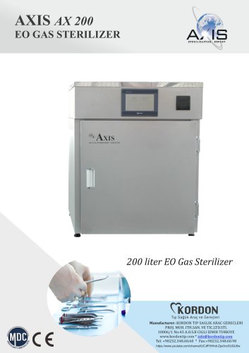 AX 200 EO GAS STERILIZER