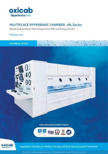 ML series Hyperbaric Multiplace Chamber