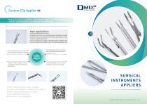 Appliers, POLY-LOK Remover, POLY-LOK Open Appliers, POLY-LOK Endo Appliers,TIGA-LOK Open Applier,TIGA-LOK Endo Appliers, LIGA-LOK Open Appliers, LIGA-LOK Endo Appliers,POLY-LOK Endo Appliers