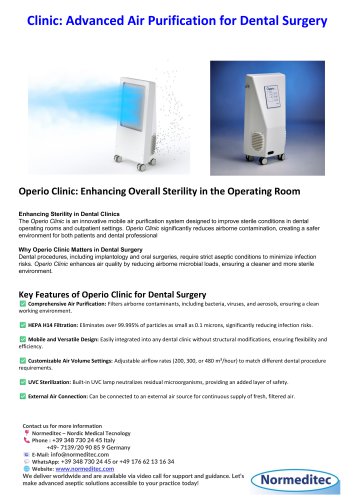 Advanced Air Purification for Dental Surgery