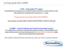 RACCOMANDAZIONI PER LE INIEZIONI INTRAVITREALI IN AMBULATORIO - 5