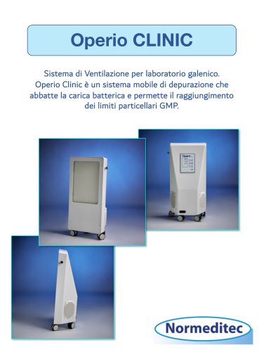 Ventilazione mobile per laboratorio galenico