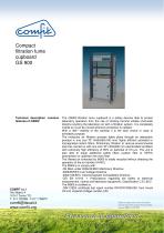 Compact filtration fume cupboard GS 900