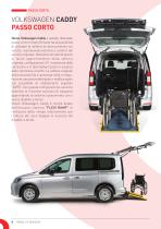 ALLESTIMENTO FLEXI RAMP VERSIONE DEDICATA A:  VOLKSWAGEN CADDY PASSO CORTO E LUNGO IL MONOVOLUME MODERNO, VERSATILE ED ACCESSIBILE «Per trasporto carrozzina con pianale ribassato - 8