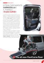 ALLESTIMENTO FLEXI RAMP VERSIONE DEDICATA A:  VOLKSWAGEN CADDY PASSO CORTO E LUNGO IL MONOVOLUME MODERNO, VERSATILE ED ACCESSIBILE «Per trasporto carrozzina con pianale ribassato - 9