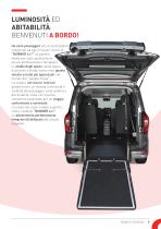 ALLESTIMENTO RUNNER 4+1 VERSIONE DEDICATA A:  RENAULT KANGOO, NISSAN TOWNSTAR IL MULTISPAZIO STILOSO, COMPATTO ED ACCESSIBILE «Per trasporto carrozzina con pianale ribassato» - 5