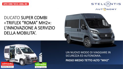 DUCATO SUPER COMBI «TRIFLEX “ROMA” MH2»: L’INNOVAZIONE A SERVIZIO DELLA MOBILITA