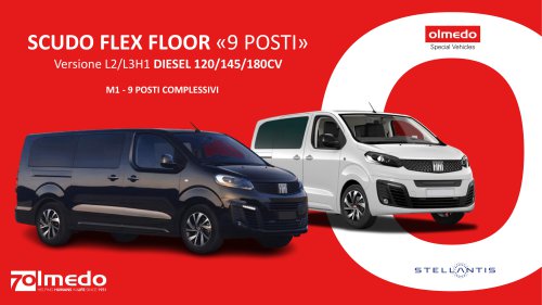 SCUDO FLEX FLOOR «9 POSTI» Versione L2/L3H1 DIESEL 120/145/180CV