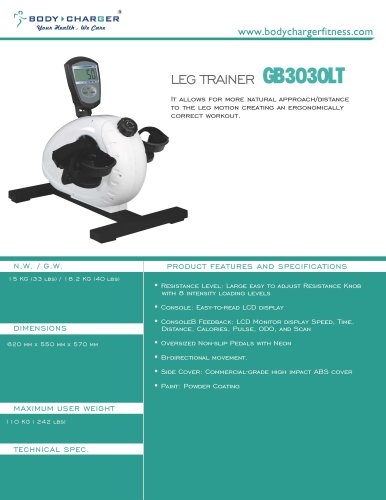 GB3030LT Leg Trainer