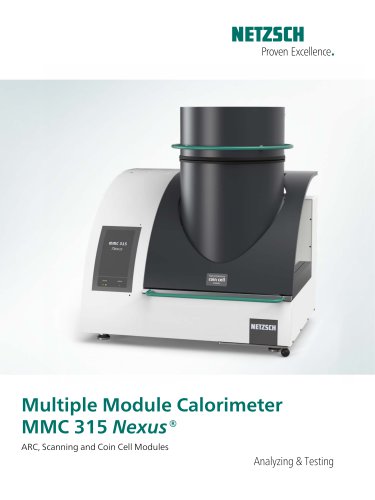 Multiple Module Calorimeter MMC 315 Nexus&reg;