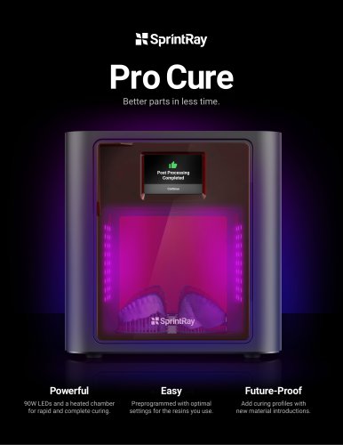 SprintRay Pro Cure