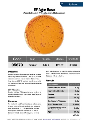 EF Agar Base