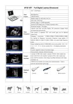 XF30 Vet notebook B/W ultrasound scanner