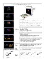 XF3600(E60) portable color doppler for Human