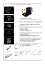 XF3800 Vet portable color doppler