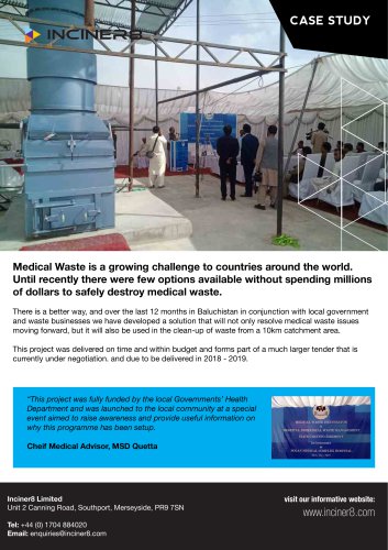 Medical Waste in Pakistan - Case Study